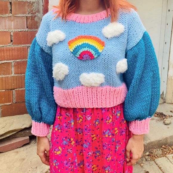 One of a kind Handmade knitwear sweater